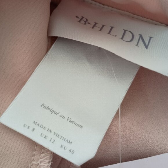 BHLDN Anthropologie Pale Pink Gown Prom Formal Wedding Size 8 - Picture 12 of 16